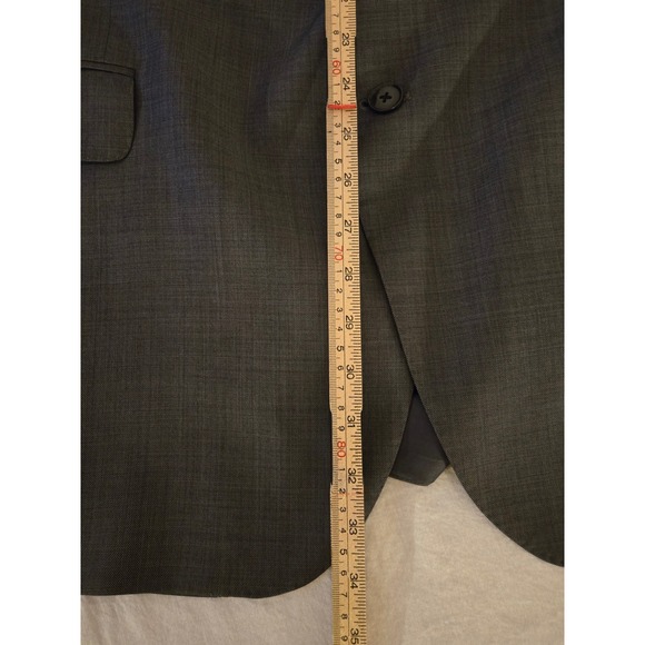 Peter Millar Men's 50T Gray Wool Blazer Jacket 2 Button Classic Fit - Picture 8 of 10